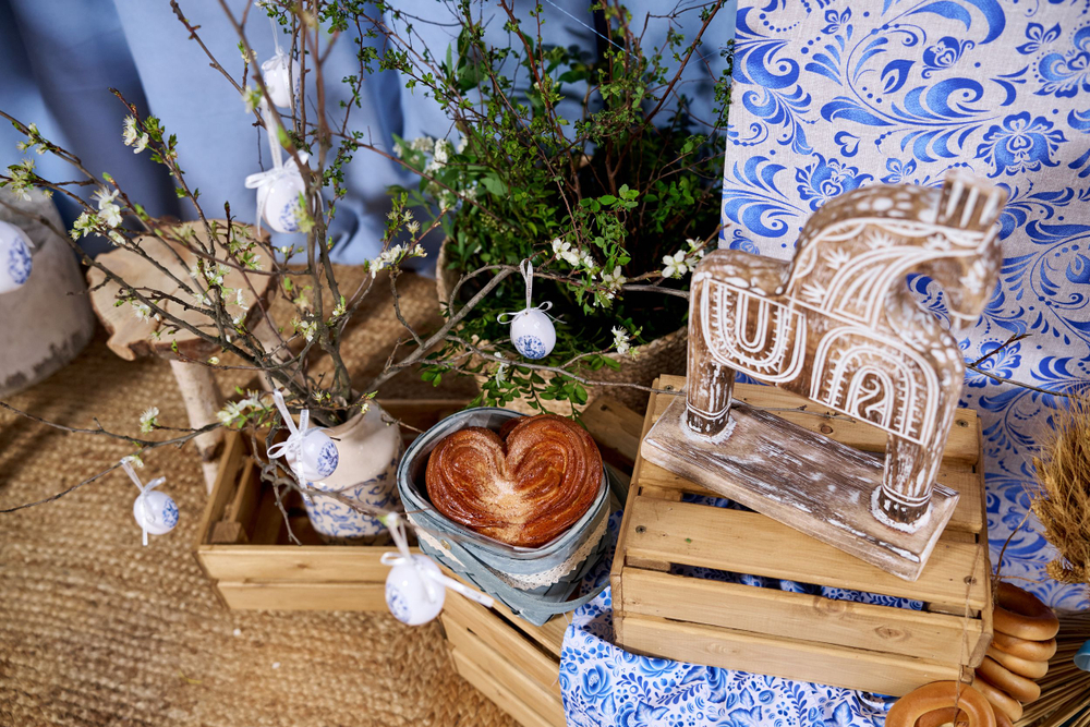 Праздник в стиле Гжель