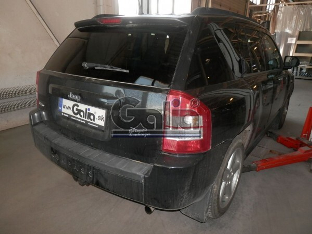 Фаркоп оцинкованный Galia J012C для Jeep Compass MK 2006-2011, Jeep Liberty 2006-2011(паспорт и сертификат в комплекте)(без электрики)