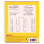 Тетрадь школьная А5 12л клетка,желтая "Классика Bright" (Erich Krause) микс цветов (комплект 3 шт)