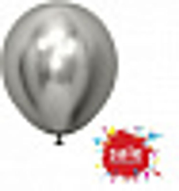 S Шар 18"/46 см, зеркальные, серебро рефлекс/Reflex Silver(БГ-20)