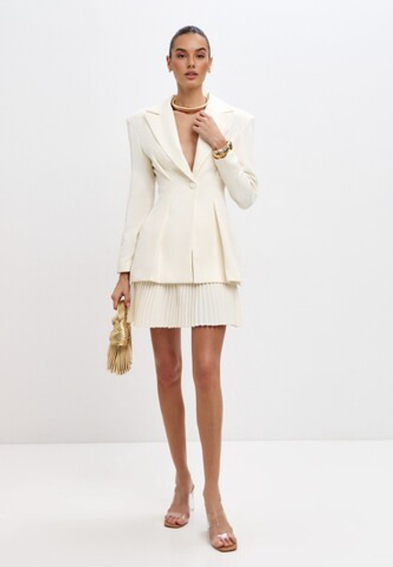 Жакет удлиненный со складками