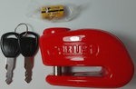 Замок на торм. диск 370 Trigger Alarm 2.0 с сиг красный