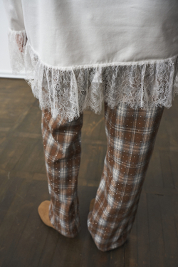 Брюки 1306 принт клетка