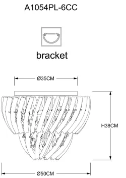 Потолочная люстра Arte Lamp ELLA