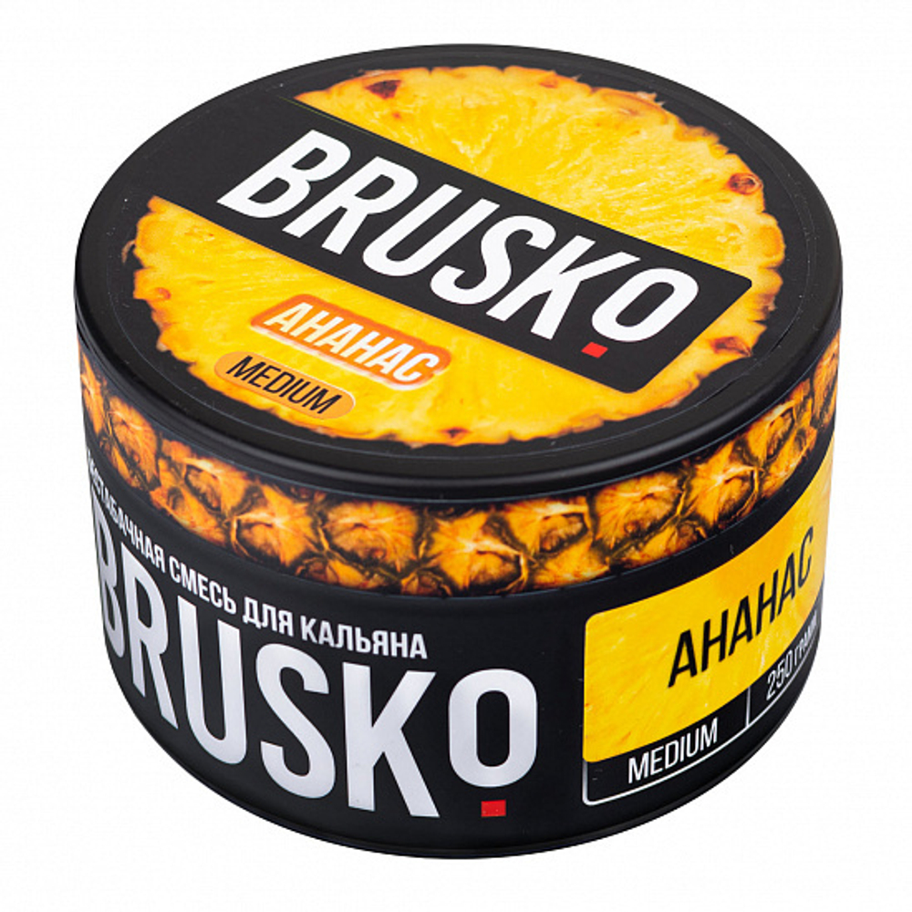 Бестабачная смесь для кальяна Brusko Medium Ананас 250гр