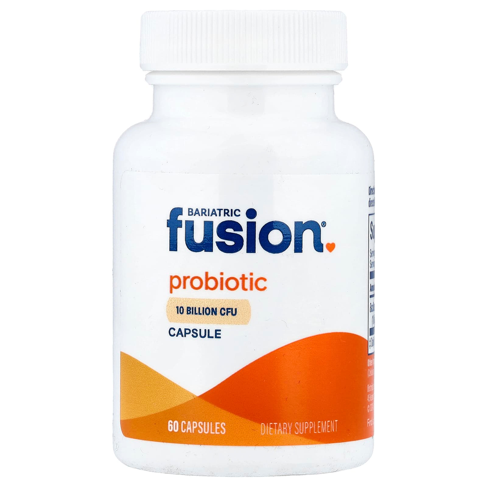 Bariatric Fusion, пробиотик, 10 млрд КОЕ, 60 капсул