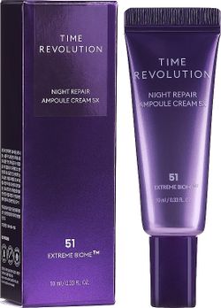MISSHA Крем для лица Time Revolution Night Repair Ampoule Cream 5X (10мл)