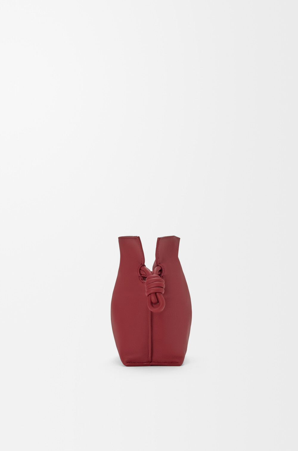 Loewe Мини-клатч Flamenco из телячьей кожи наппа, красный