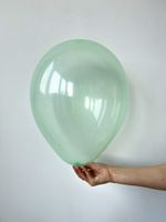 Шар кристалл хрустальный 12" / 30 см  зеленый Green (БГ-17)