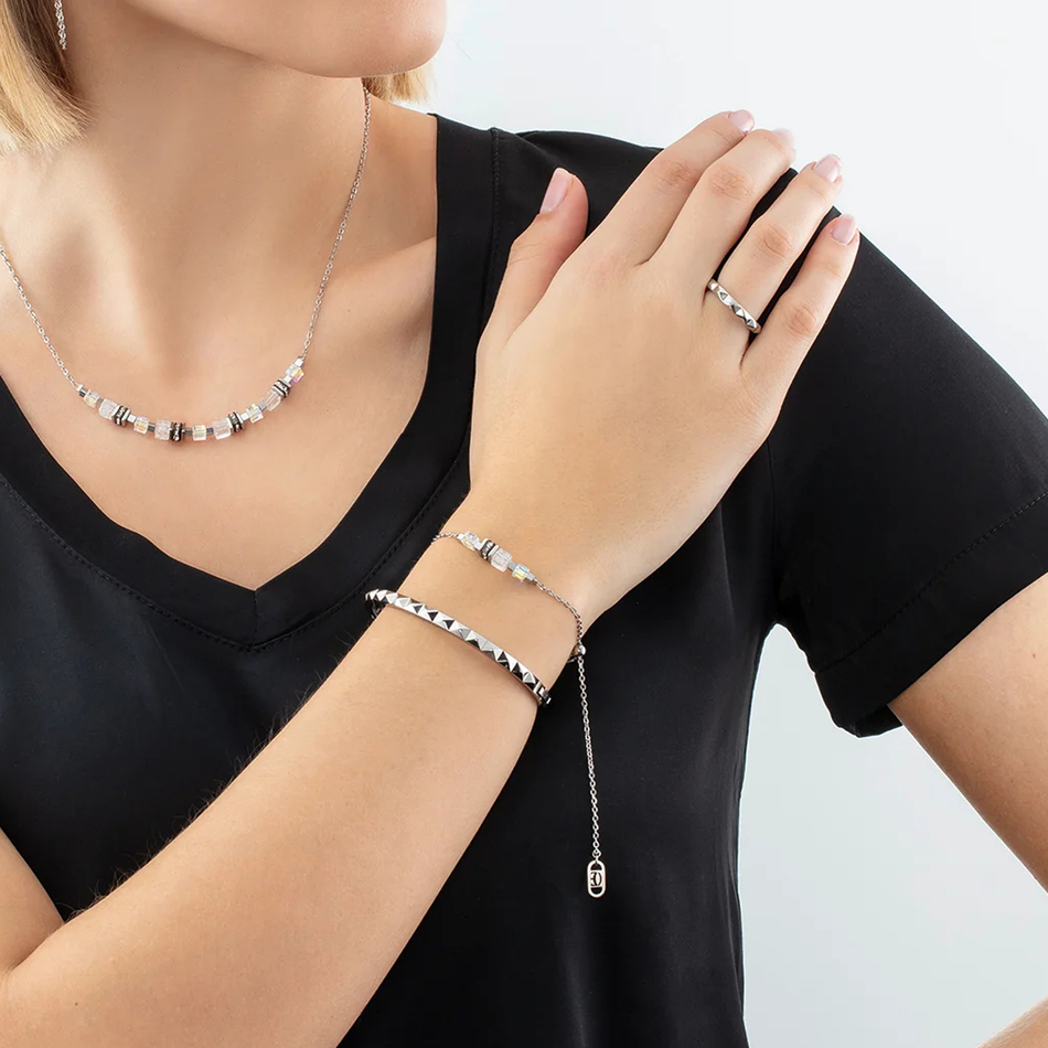 Браслет Coeur de Lion White-Silver 5076/30-1417