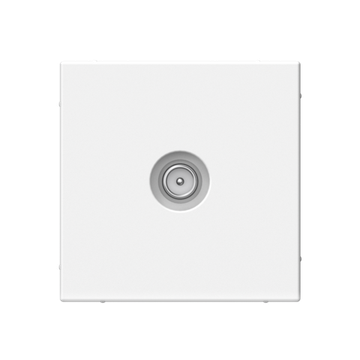 Розетка телевизионная проходная TV ArtGallery 4дБ механизм бел. SE GAL000192