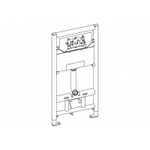 Инсталляция BelBagno BB001-120/BB005-PR-CHROME с клавишей смыва Хром глянцевый