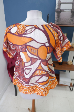 Блузка для летнего настроения 46 размер