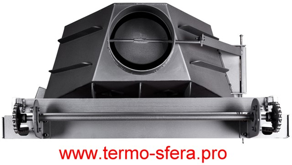 Каминная топка Экокамин Альфа 800 K с контргрузом