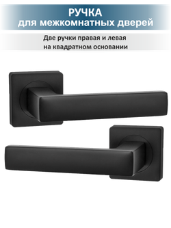 Ручка дверная межкомнатная с магнитной защелкой OPTIMA