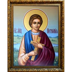 Петрония мученица. Икона на холсте.