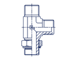 Штуцер FRGL BSP 1/2 - BSP 3/8