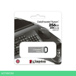 USB Flash-накопитель Kingston DataTraveler Kyson 256GB металл серебристый (DTKN/256GB)