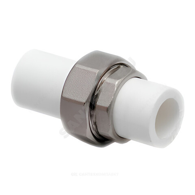 Муфта PP-R разъемная белая Дн 32 наруж пайка RTP (РосТурПласт) 10731