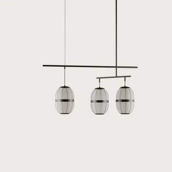 Подвесной светильник Pull C1249/3 Matt black/Matt black