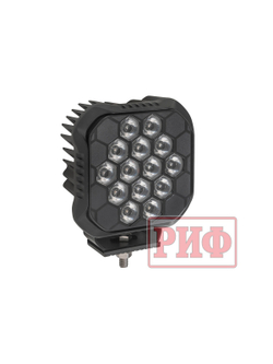Светодиодная фара дальнего света РИФ 112x112x50 мм 90W LED