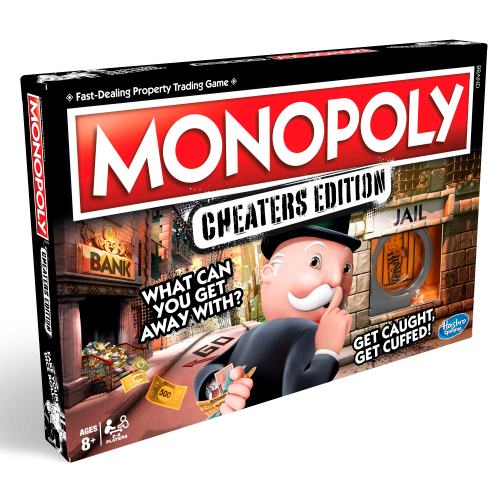 Настольная игра "Монополия. Большая Афера", картонная коробка, Hasbro