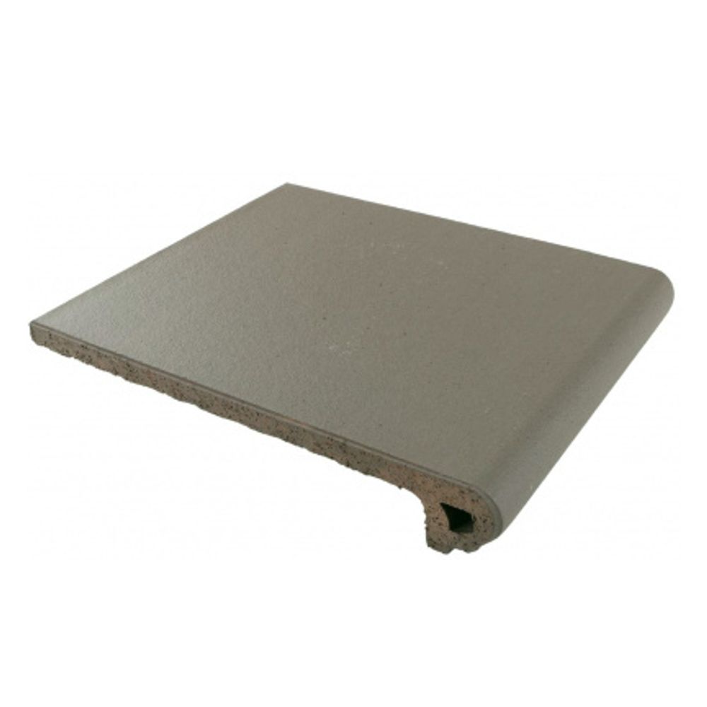 Ступень фронтальная клинкерная CAÑADA GRES Natura 013 Grey 244x330 мм R11