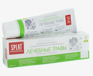 ЗУБНАЯ ПАСТА SPLAT PROF ЛЕЧЕБНЫЕ ТРАВЫ 100МЛ