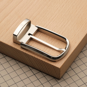 Ременная пряжка из нержавеющей стали, цвет серебро // BTGS