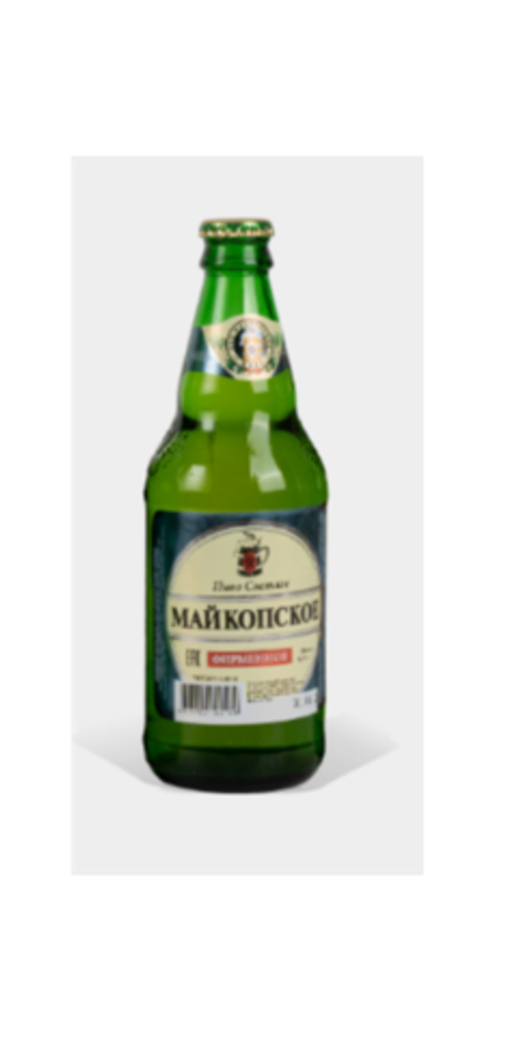 Пиво Майкопское светлое 0,45л./ 12 шт. в упаковке ср.г 45 д.