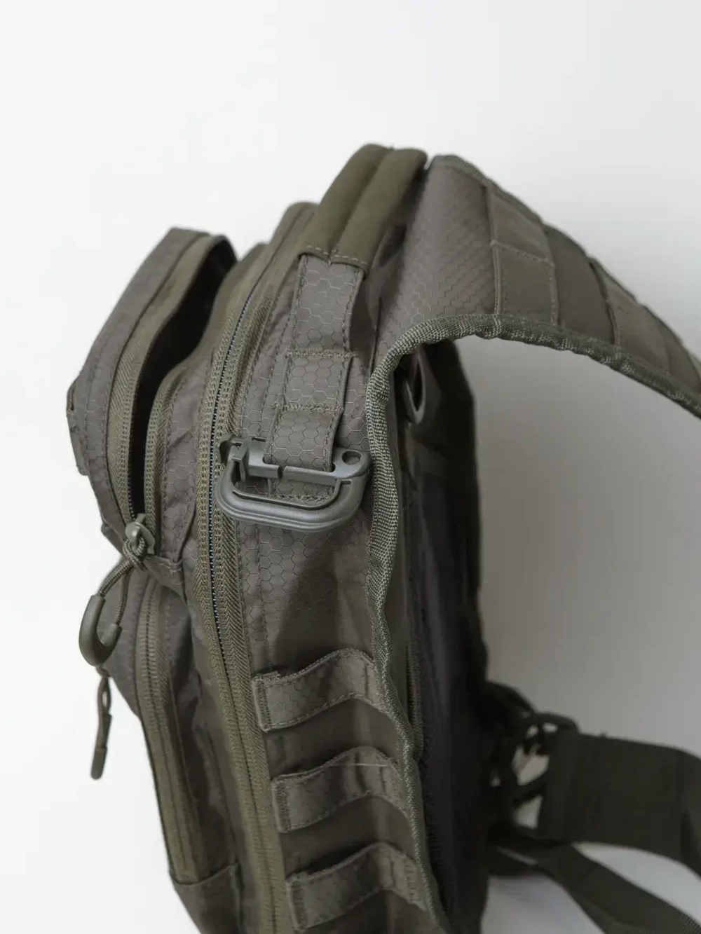 Тактический Рюкзак-сумка GONGTEX однолямочный Олива