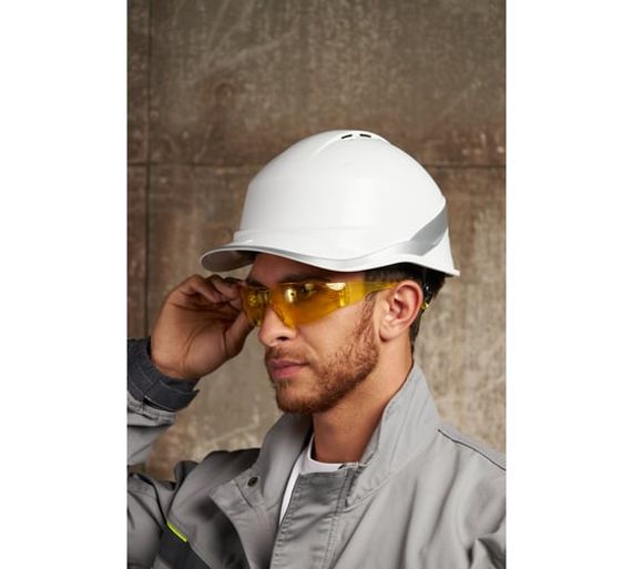 Открытые защитные очки Delta Plus BRAVA с желтой линзой BRAV2JA
