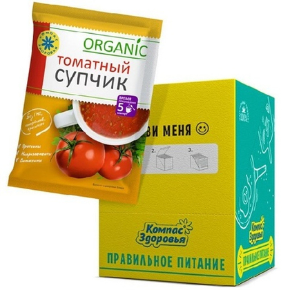 Крем-суп томатный Компас Здоровья, 30 г, 10 шт