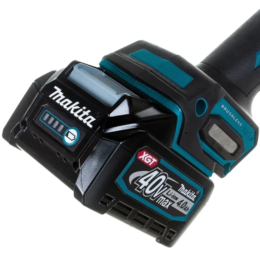 Makita GA004GM201 сетевая ушм (болгарка) ( 2 x 4 Ач, З/У) GA004GM201