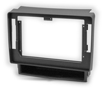 Комплект рамки с разъёмами 10" Toyota Alphard H20, Vellfire 2008-2014 (компл. с полочкой под магнитолой)монитор утоплен - Car-Smart 9536