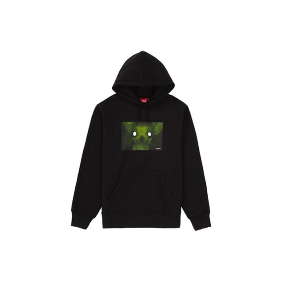 Supreme FW18 Chris Cunningham Chihuahua Hooded Sweatshirt Black