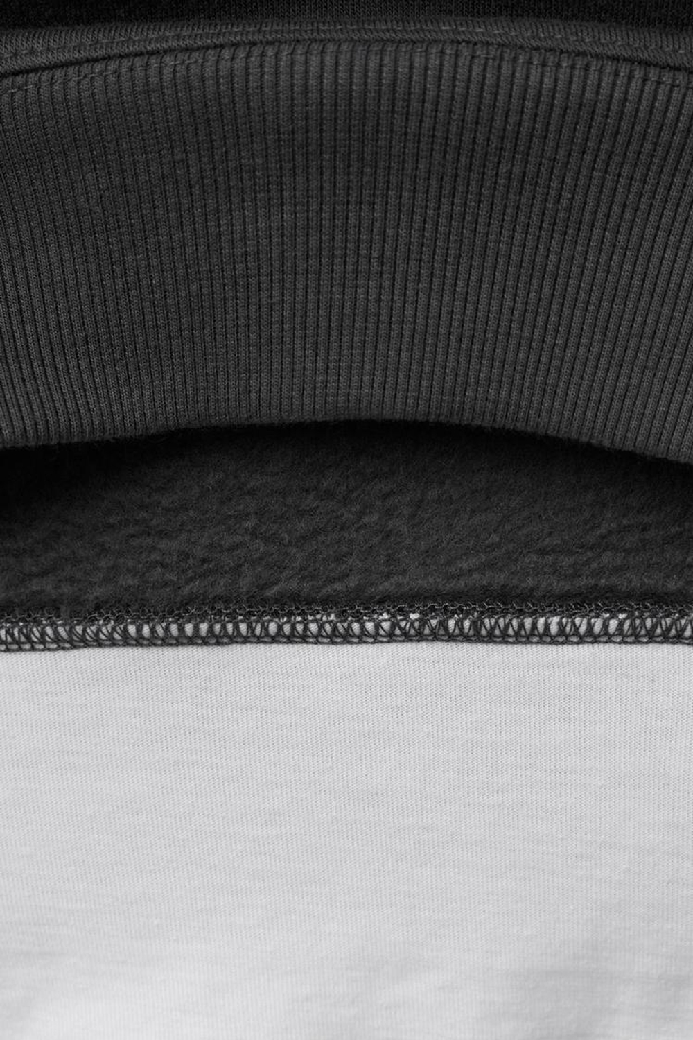 ZARA ТОЛСТОВКА С ДВОЙНЫМ НИЗОМ, КАПЮШОНОМ И В СТИЛЕ ПРЕППИ, АНТРАЦИТОВО-СЕРЫЙ