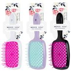 Расческа для волос массажная 20х8,5 см, цвета АССОРТИ MONTE VITA (МОНТЕ ВИТА), 457415