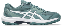 Детские теннисные кроссовки Asics Gel-Game GS Clay/OC - foggy teal/white