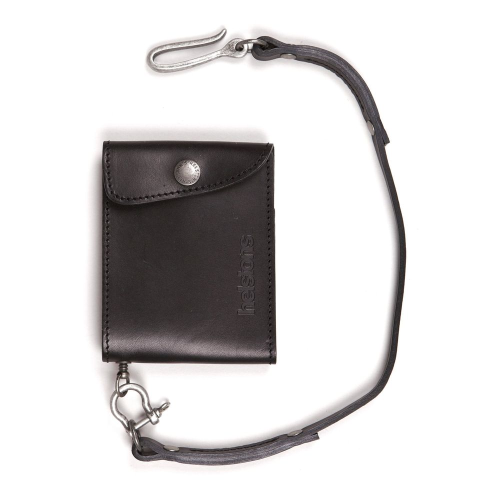 Mini Wallet Cuir + Lacet / Черный