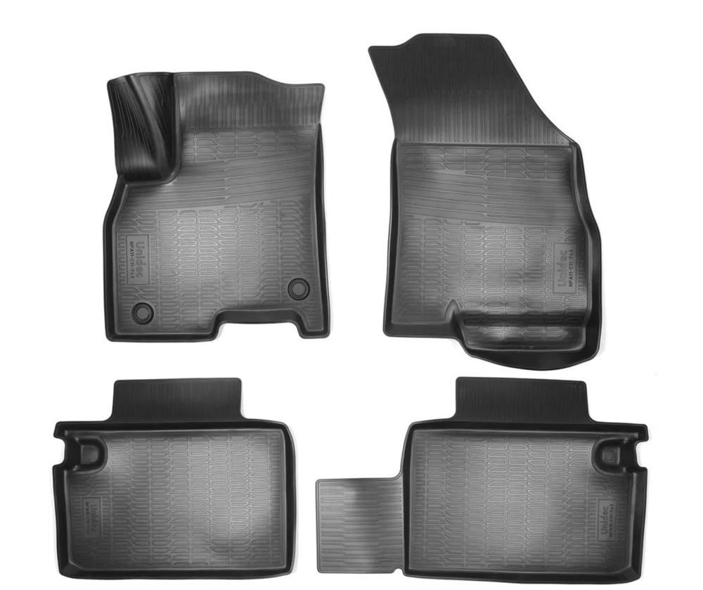 Ковры в салон Norplast/Unidec для Chery Tiggo 8 Pro MAX (2022-), Черный, 1,2 ряд, арт.NPA11-C11-743-3