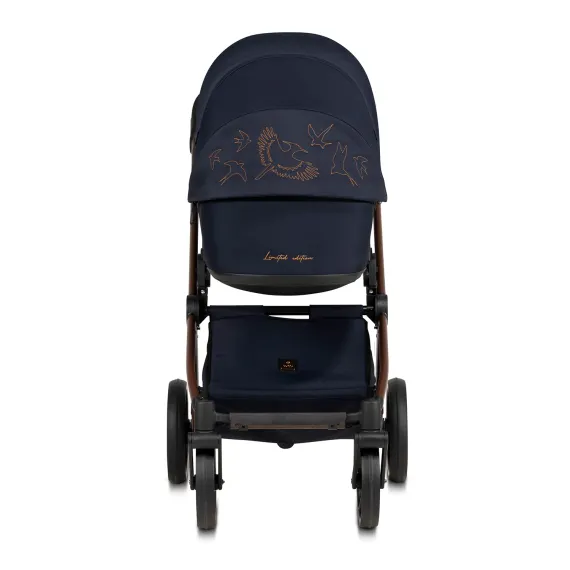 Коляска 3 в 1 Tutis Mio 3+ Limited Edition Midnight Swallow