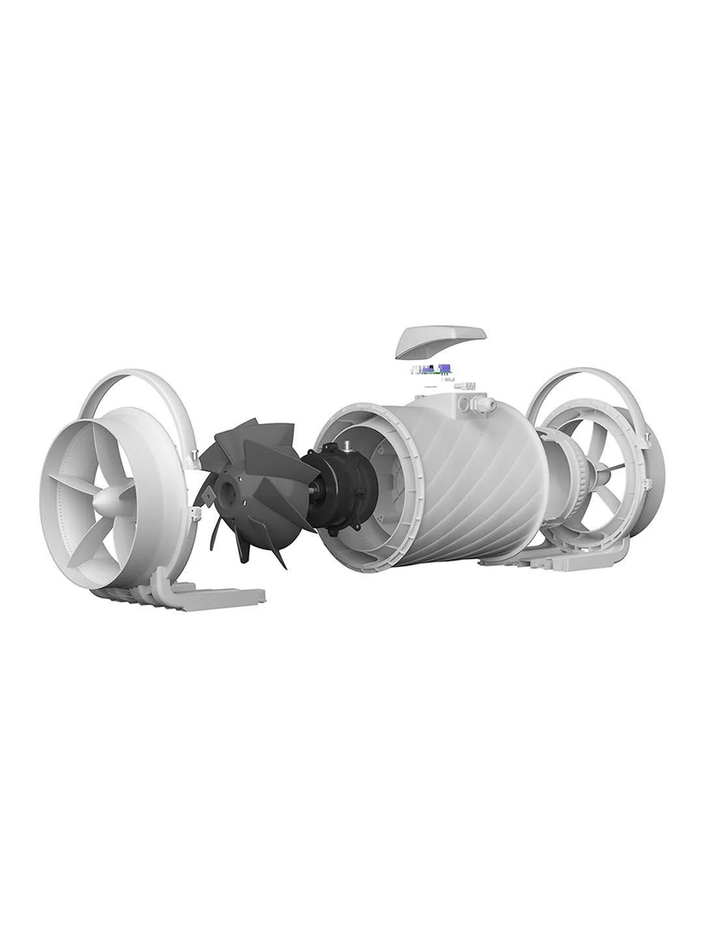 Вентилятор канальный 2 скорости (пластик) TYPHOON D200 2SP ERA PRO