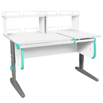 Растущая парта Дэми СУТ 25 с задними полками СУТ.15.240 (1200×880 мм)