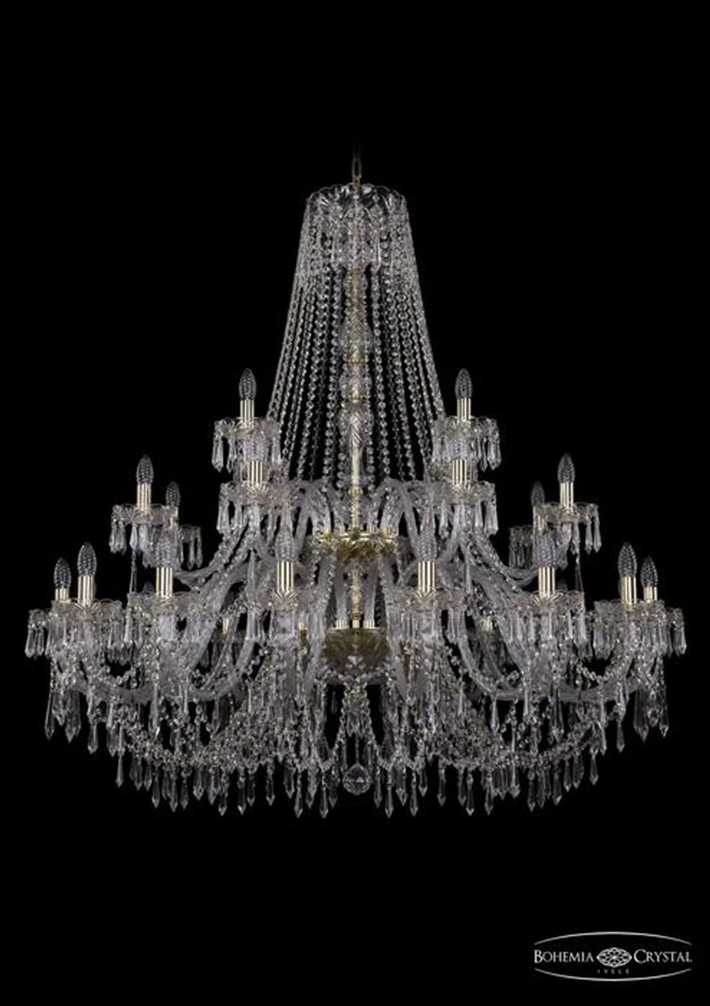 Подвесная люстра Bohemia Ivele 1403/16+8+4/460/2d/G