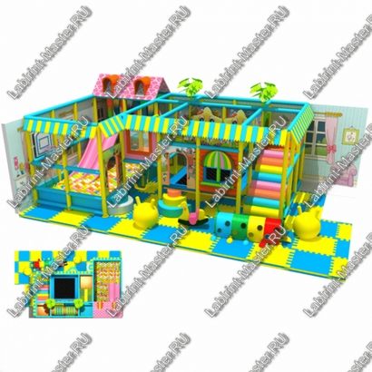 Детский игровой лабиринт "Игровой рай"