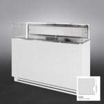 Кондитерская напольная холодильная витрина Finist GLASSIER 58 LUX