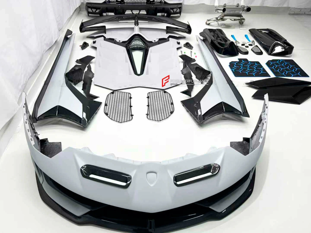 Карбоновый обвес переделка в LP770 SVJ для LAMBORGHINI AVENTADOR LP700 / LP720 / LP750 Ламборгини