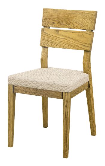 Стул Кёльн (дуб/тон Светлый дуб с черной патиной 004/ткань 2-075)