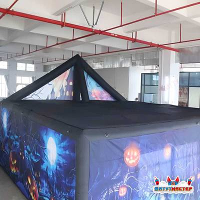 Надувной хоррор-аттракцион «Бесконечная тьма», 9×9×3,7 м